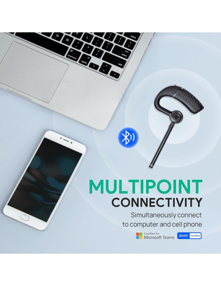 Auricular Bluetooth Yealink BH71 Lite Inalámbrico 10h Batería