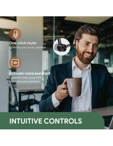 Auricular Bluetooth Yealink BH71 Lite Inalámbrico 10h Batería