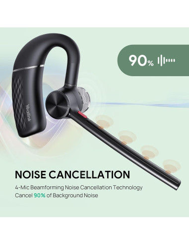 Auricular Bluetooth Yealink BH71 Lite Inalámbrico 10h Batería