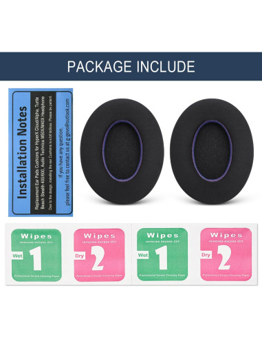 Almohadillas de Reemplazo GVOEARS para Auriculares - Gel Refrescante y Espuma de Memoria