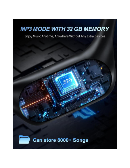 Auriculares de Conducción Ósea WalkerFit T10 PRO IPX8 32GB