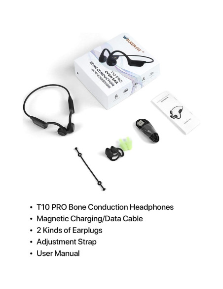 Auriculares de Conducción Ósea WalkerFit T10 PRO IPX8 32GB