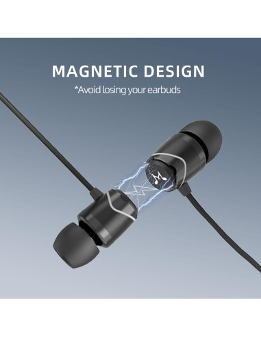 Auriculares Bluetooth SoundMAGIC E11BT In-Ear HiFi 48Hrs Negro