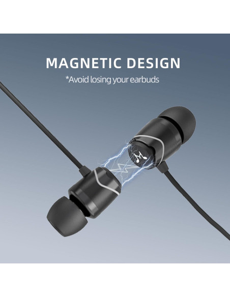 Auriculares Bluetooth SoundMAGIC E11BT In-Ear HiFi 48Hrs Negro