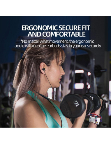 Auriculares Bluetooth SoundMAGIC E11BT In-Ear HiFi 48Hrs Negro