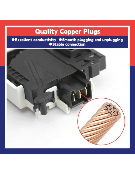 Cerradura de puerta eléctrica 00612148 Dusledel para Bosch y Thermador