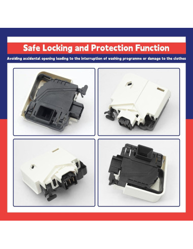 Cerradura de puerta eléctrica 00612148 Dusledel para Bosch y Thermador