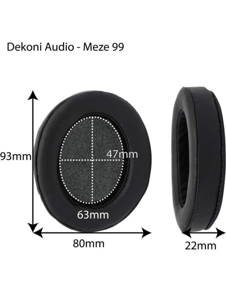 Almohadillas de Reemplazo Dekoni para Auriculares Meze 99