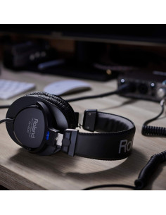 Auriculares de Monitor Estéreo Roland RH-200 Cable Enrollado 2