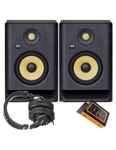 Monitores de Estudio KRK RP5 G4 + Auriculares TH-MX2 + Soporte