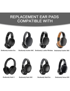 Almohadillas de Reemplazo Skullcandy para Crusher Wireless - Negro 2