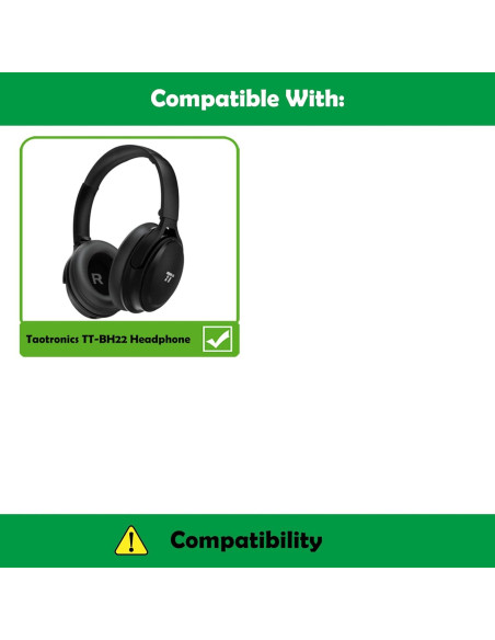 Almohadillas de Repuesto Taotronics TT-BH22 con Espuma de Memoria