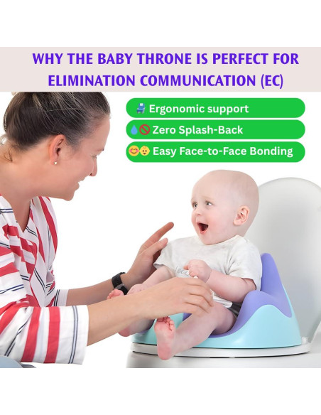 Asiento de Entrenamiento para Baño Baby Throne 7 en 1 - 2.09 kg