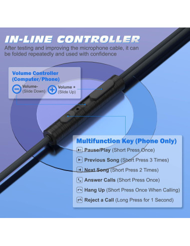 Auriculares Gaming BlueFire ZN96BAS con Micrófono y Cancelación de Ruido