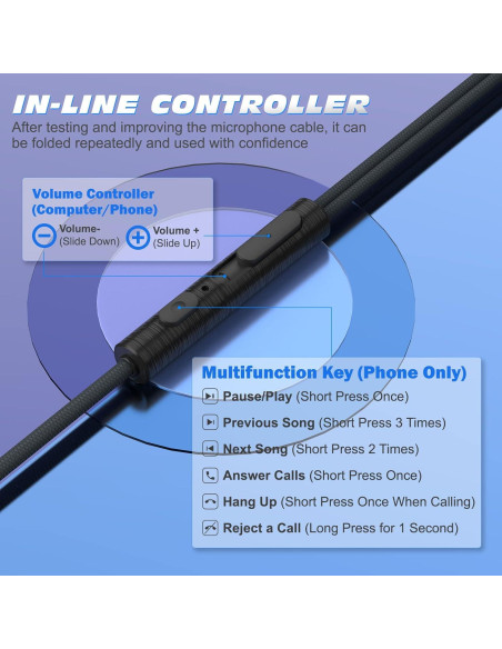 Auriculares Gaming BlueFire ZN96BAS con Micrófono y Cancelación de Ruido