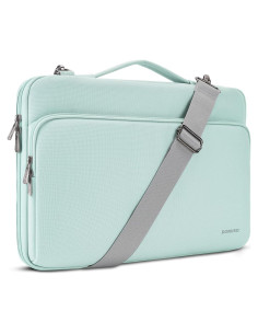 Funda para Laptop 14" DOMISO Impermeable Verde Menta Acolchada