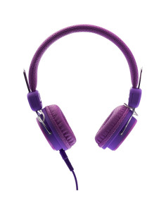 Auriculares Moki con Volumen Limitado para Niños Rosa/Púrpura 2