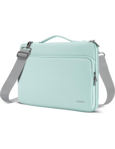 Funda para Laptop 14" DOMISO Impermeable Verde Menta Acolchada 2