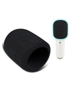 Filtros Pop para Micrófonos SOULWIT - 2 Piezas Espuma Negra