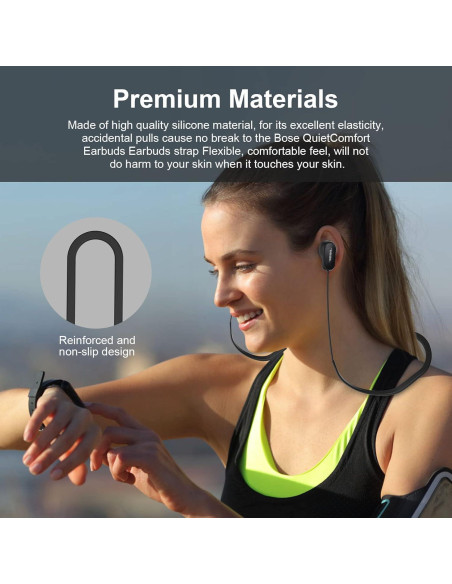 Correa Antipérdida LEFXMOPHY para Bose QuietComfort II 2022