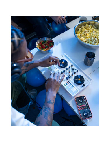 Controlador DJ Hercules Mix Ultra - Inalámbrico para Smartphones