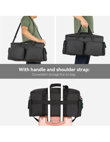 Bolsa de Cables DJ Saviour Azul - Almacenamiento Portátil 1.36kg