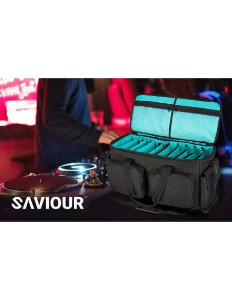 Bolsa de Cables DJ Saviour Azul - Almacenamiento Portátil 1.36kg