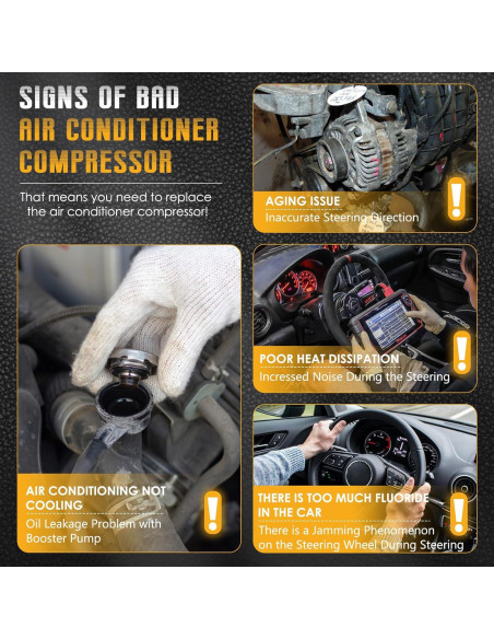 Compresor de Aire Acondicionado ZuneXino 11078C 12V para Yaris 1.5L