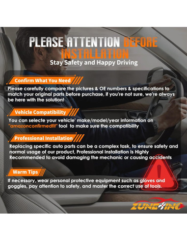 Compresor de Aire Acondicionado ZuneXino 11078C 12V para Yaris 1.5L