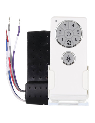Kit Receptor y Control Remoto Anderic DC8-96SG8 para Ventilador