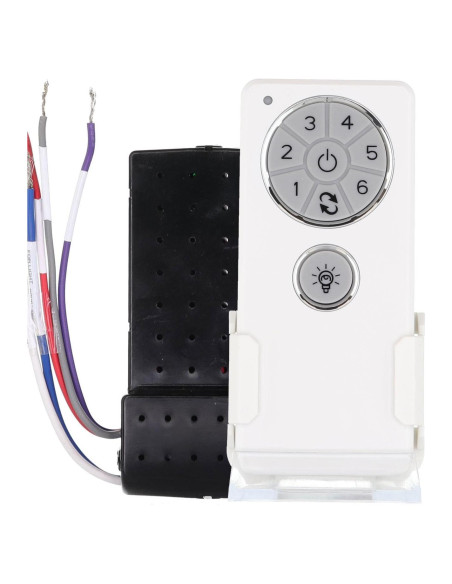 Kit Receptor y Control Remoto Anderic DC8-96SG8 para Ventilador