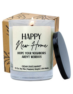 Vela aromática de cera de soja Cedar Crate Market - 50-60 horas