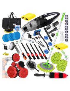 Kit de limpieza de coches GASLIKE 59 piezas con aspiradora