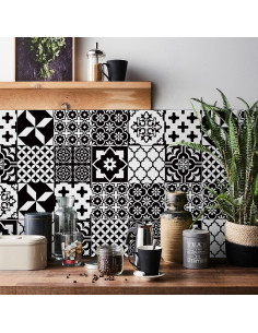 Calcomanías de Azulejos Mexicanos Adreamer90 15x15 cm 12 Piezas 2