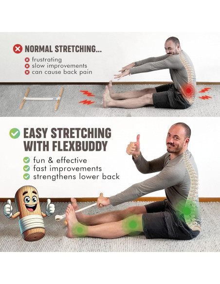 Dispositivo de Estiramiento FlexBuddy - Mejora Flexibilidad y Bienestar