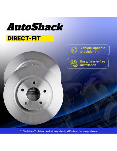 Discos de Freno Delanteros AutoShack para Toyota Highlander 2001-2007
