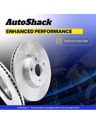 Discos de Freno Delanteros AutoShack para Toyota Highlander 2001-2007