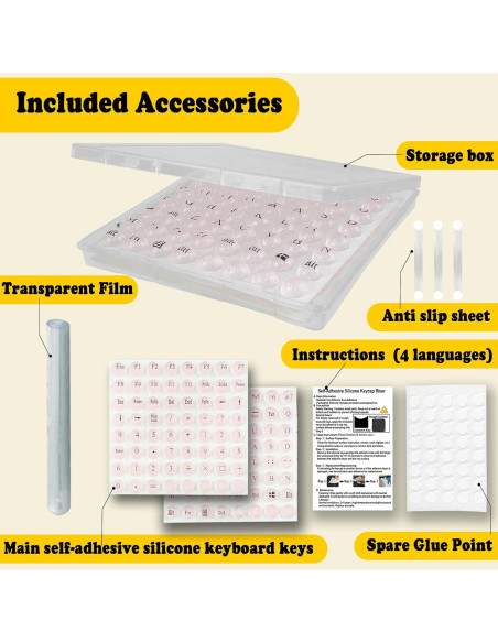 Cubierta de Teclado Ivaso para Uñas Largas 12-18" (30.48-45.72 cm)