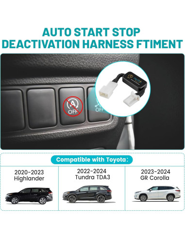 Eliminador Auto Start Stop NuIth para Toyota Highlander 2020-2024