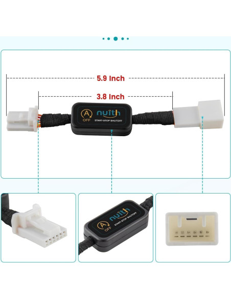 Eliminador Auto Start Stop NuIth para Toyota Highlander 2020-2024