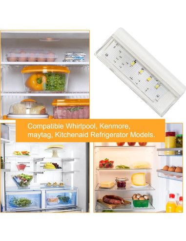Luz LED de Congelador Popbee W10515057 Compatible Whirlpool