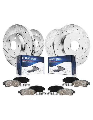 Kit de frenos 8 piezas Detroit Axle para Toyota Corolla 2019-2024