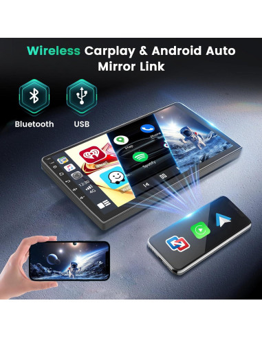 Estéreo Android 15 Ohradio 4+64G para Toyota Tundra/Sequoia