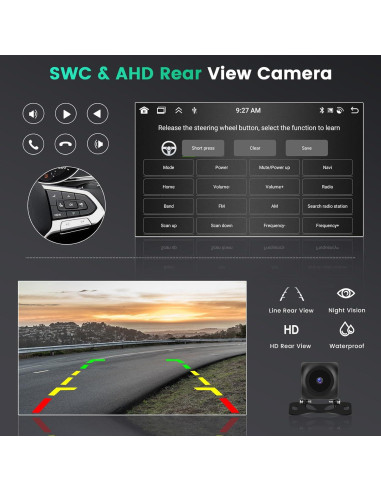 Estéreo Android 15 Ohradio 4+64G para Toyota Tundra/Sequoia