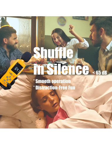 Barajador de Cartas Automático ZechnoX X1Z-2506, Batería 2000mAh