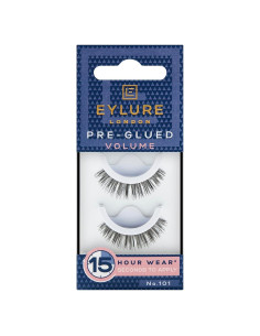 Pestañas Postizas Pre-pegadas Eylure No. 101 Volumen 1 Par