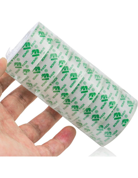 Cinta Transparente BOMEI PACK 36 Rollos 18mm x 25.4m