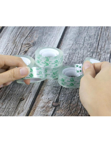 Cinta Transparente BOMEI PACK 36 Rollos 18mm x 25.4m