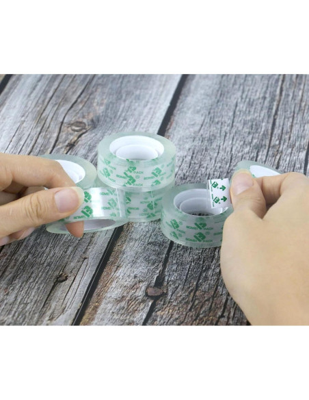 Cinta Transparente BOMEI PACK 36 Rollos 18mm x 25.4m