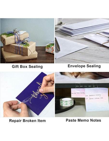 Cinta Transparente BOMEI PACK 36 Rollos 18mm x 25.4m